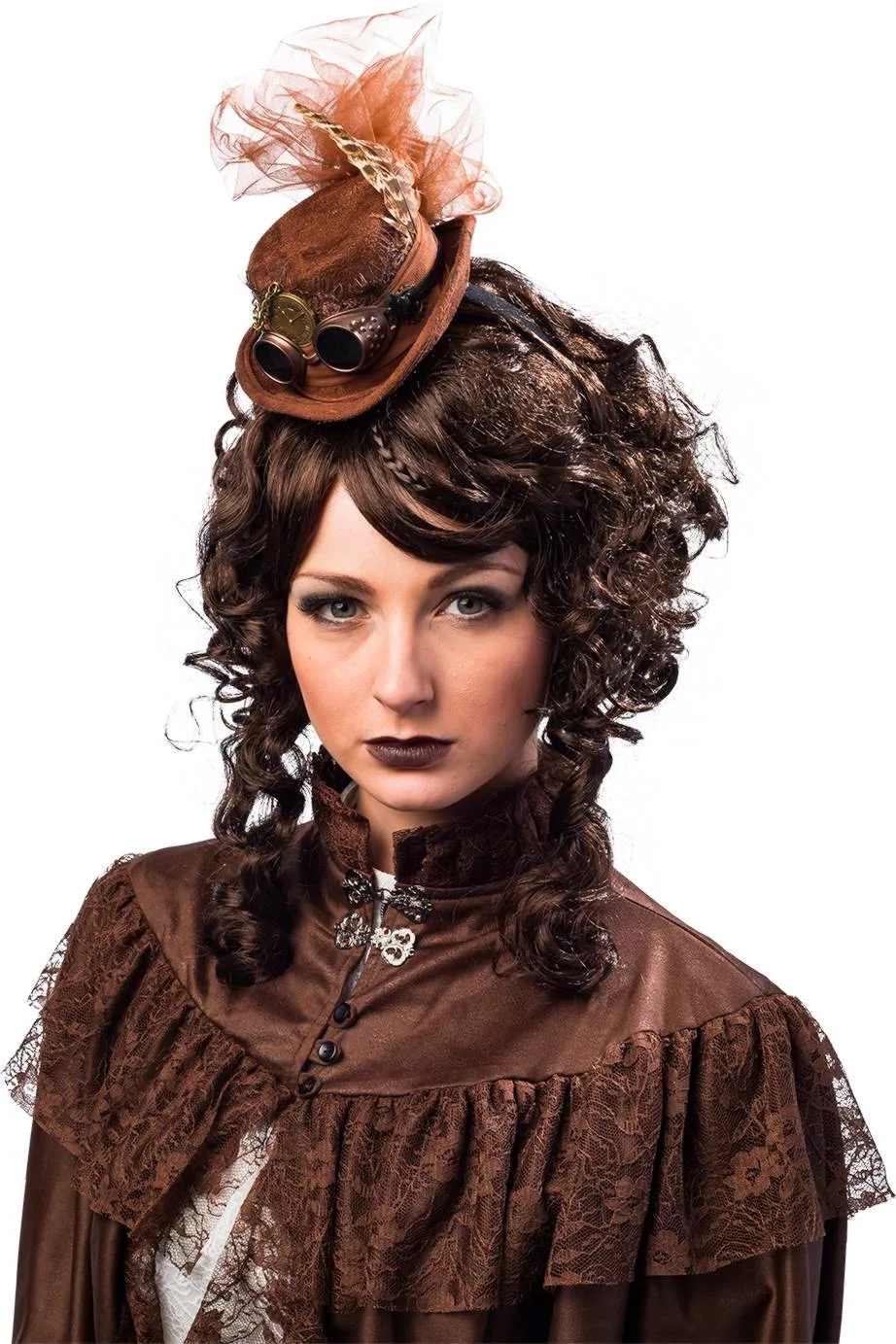 Minihut Steampunk braun – Bild 2