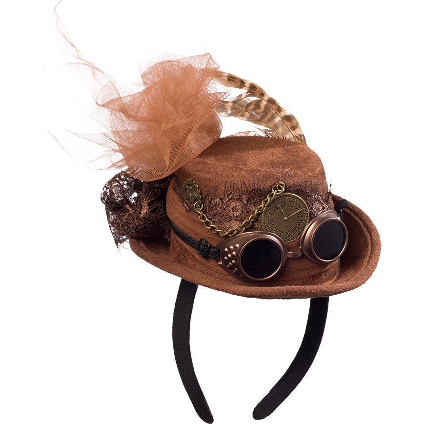 Minihut Steampunk braun