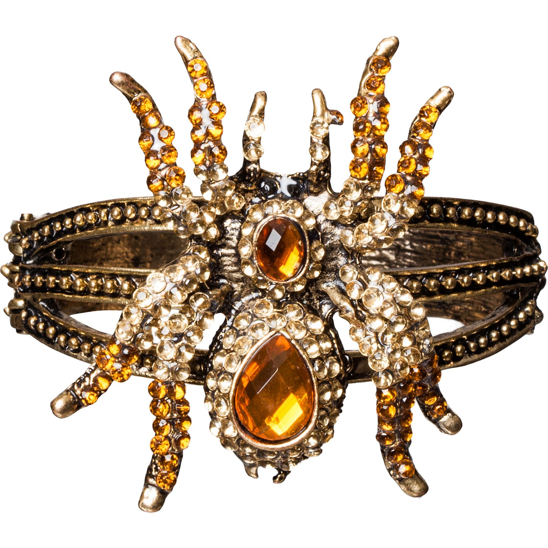 Spider Armreif, gelb/gold