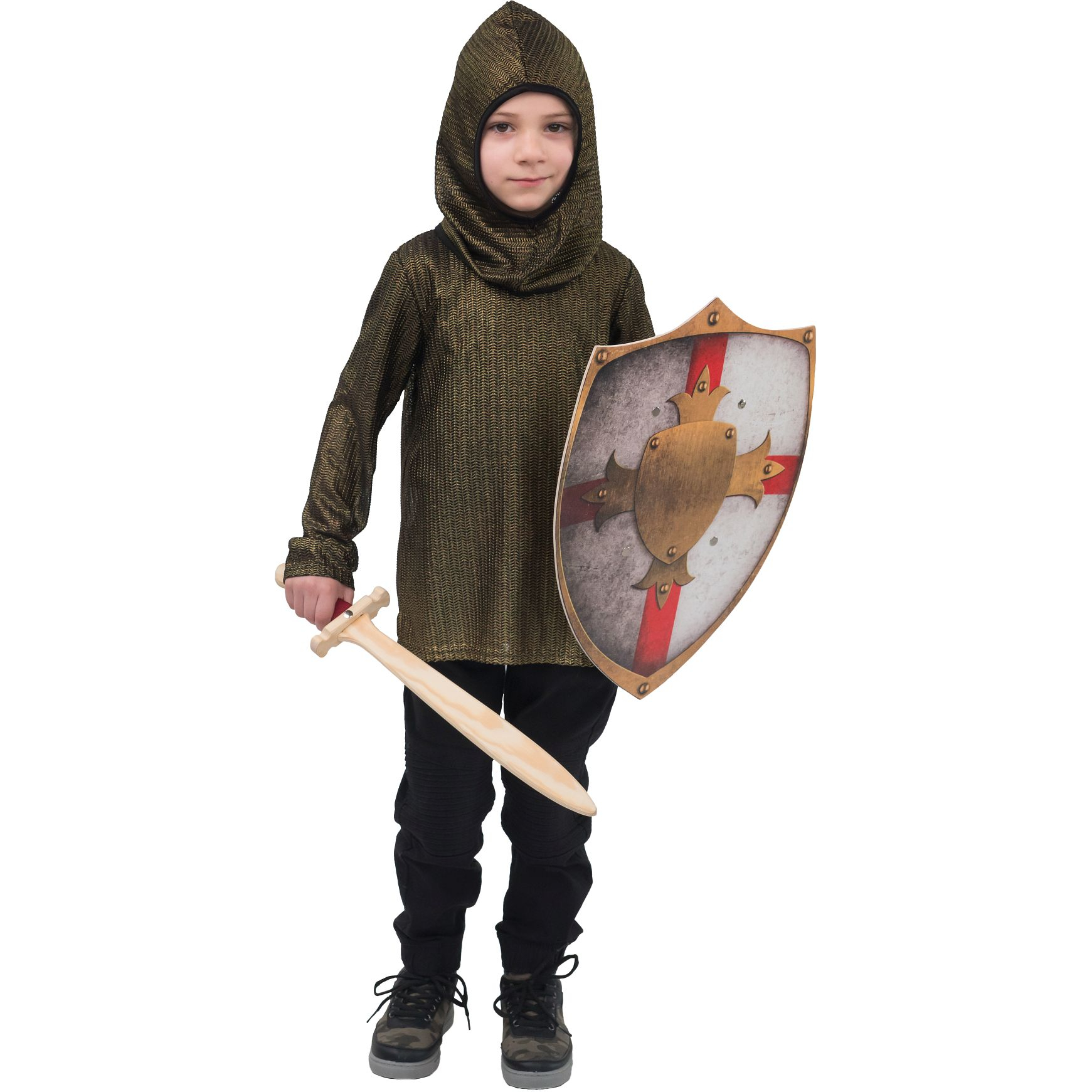 Kettenhemd Set, gold
