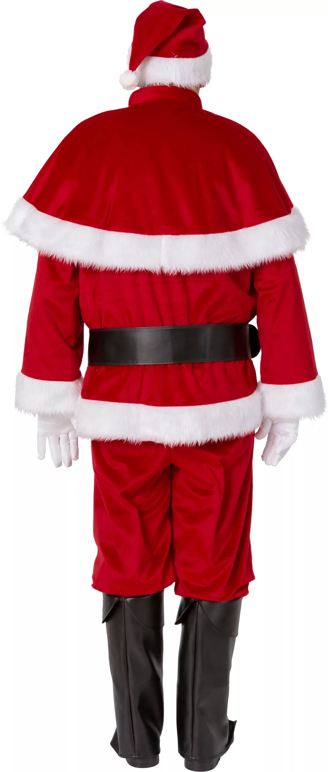 Weihnachtsmannanzug mit Pelerine, rot – Bild 3