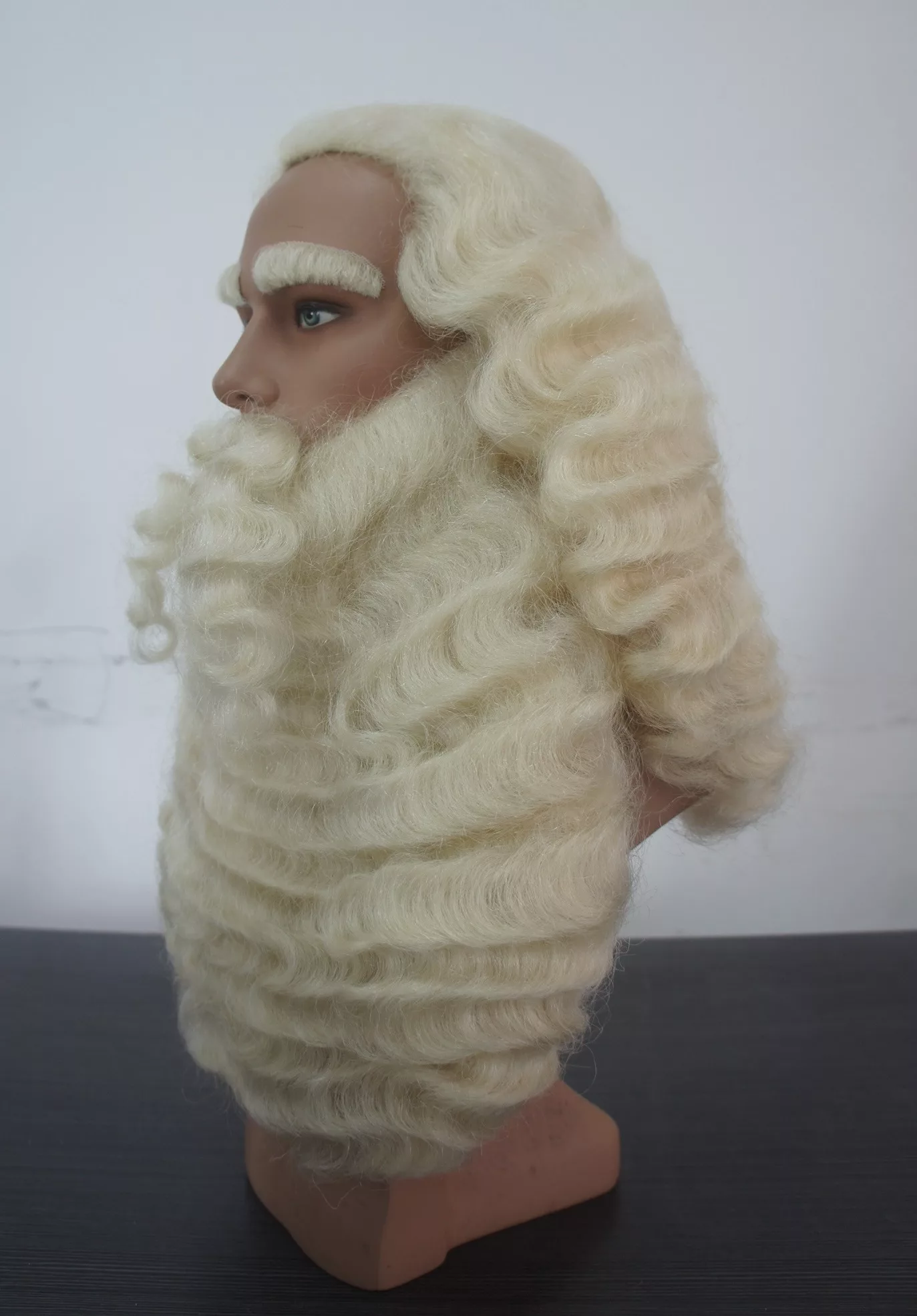 Santa Claus Set, Naturhaar – Bild 2