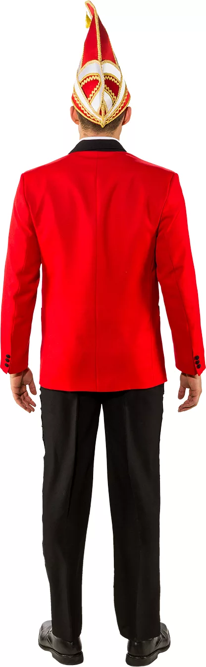 Elferratsjacke, rot mit schwarzem Revers – Bild 3