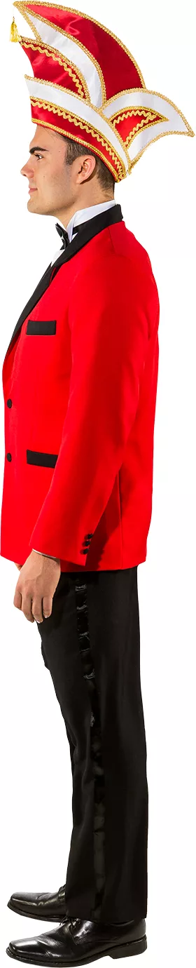 Elferratsjacke, rot mit schwarzem Revers – Bild 2
