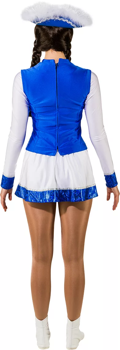 Gardekleid 3-teilig, blau-weiß – Bild 3