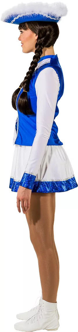 Gardekleid 3-teilig, blau-weiß – Bild 2