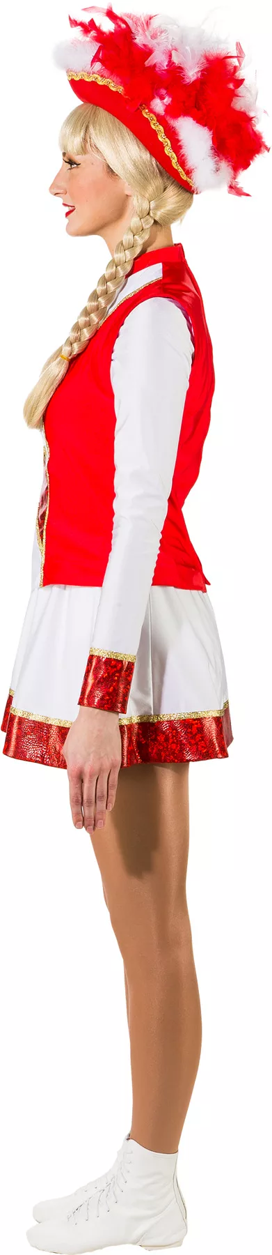 Gardekleid 3-teilig, blau-weiß – Bild 2
